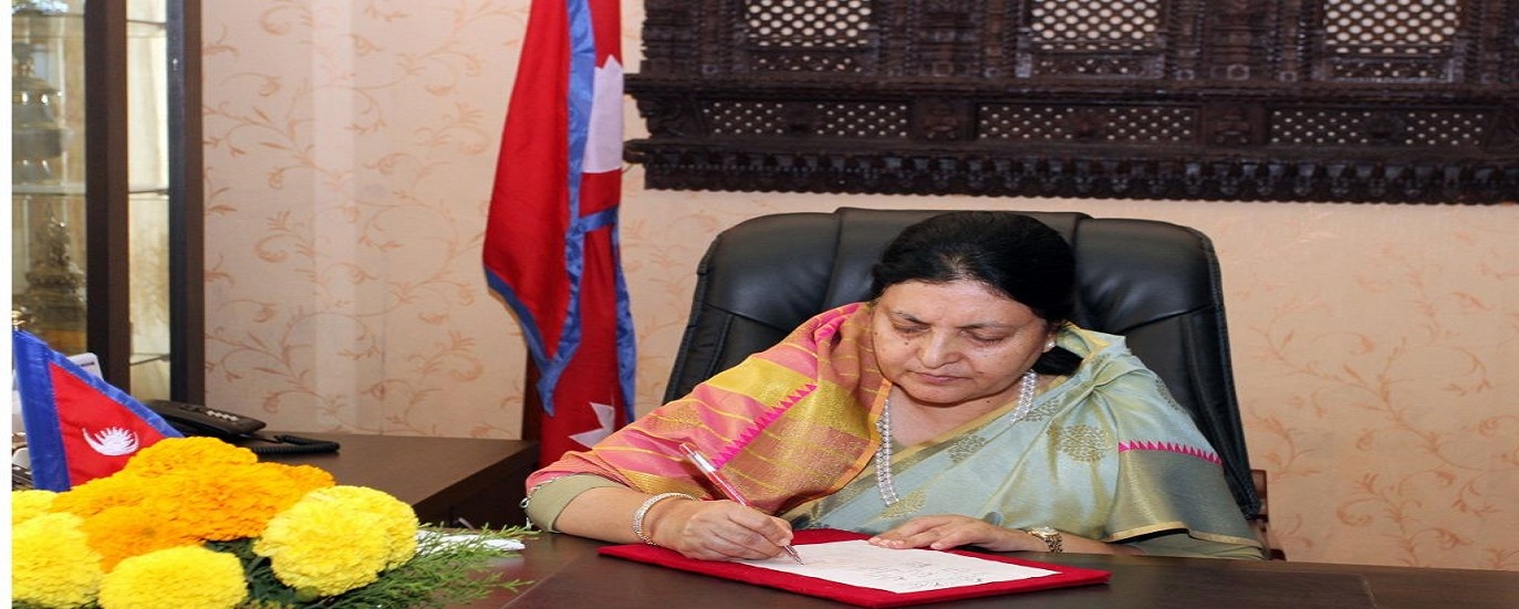 सात दिन भित्र नयाँ सरकार गठन गर्न राष्ट्रपति द्धारा आह्वान