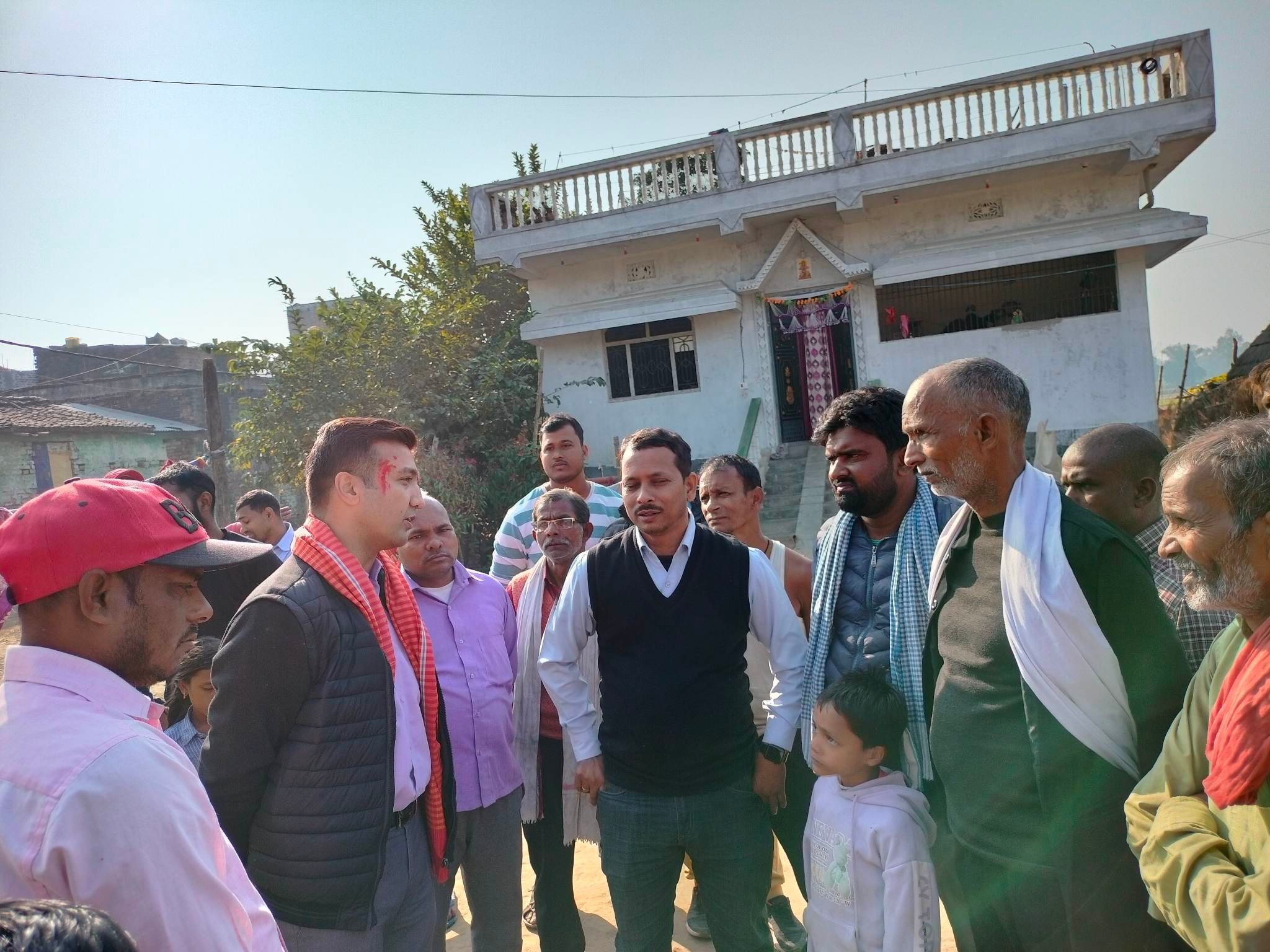 वीरगञ्ज वडा– १८ भवानीपुरमा अंसारीको घरदैलो