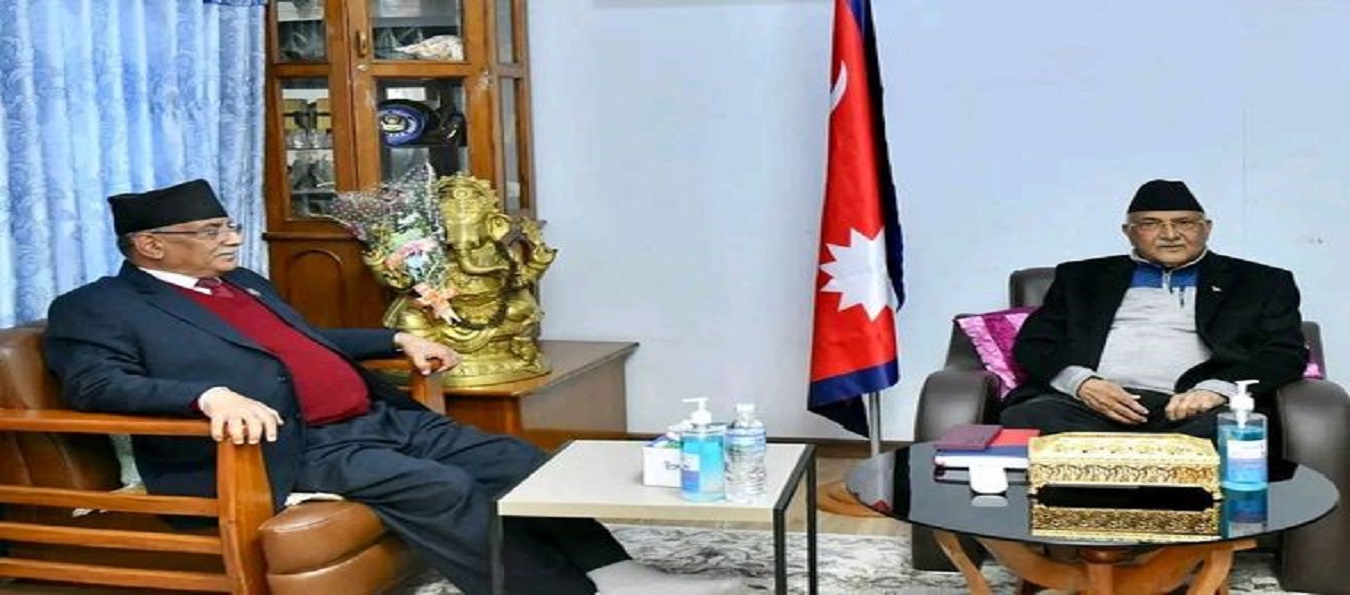 अध्यक्ष दाहाल सहितको टोली बालकोटमा