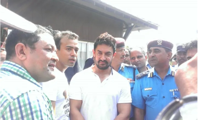 बलिउड अभिनेता आमिर खान नेपाल आए