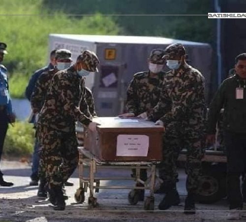 इजरायल आक्रमणमा मारिएका दस जनामध्ये चार जनाको शव आईपुग्यो