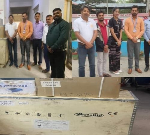 रोट्राय्क क्लब अफ मेट्रोपोलिस द्धारा स्वास्थ्य उपकरण सहयोग