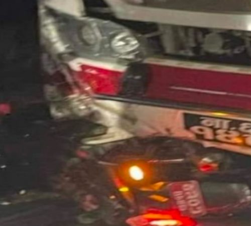 बसको ठक्करबाट मोटरसाइकल चालकको मृत्यु