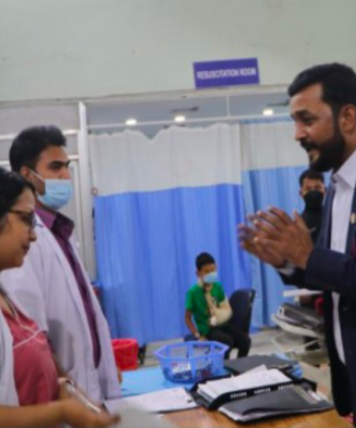 वीर अस्पतालमा स्वास्थ्य मन्त्रीको अनुगमन