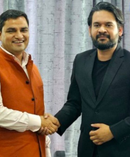 नेपाली कांग्रेसका सांसद प्रदीप पौडेल र मेयर बालेनबिच भेटघाट