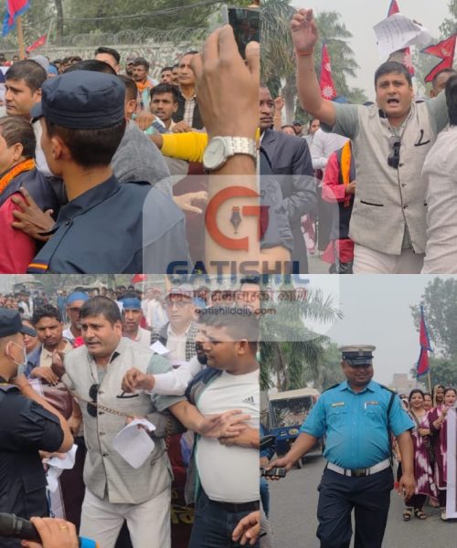 राष्ट्रिय स्वतन्त्र पार्टी पर्सा द्वारा के.पी.ओलीलाई चेतावनी