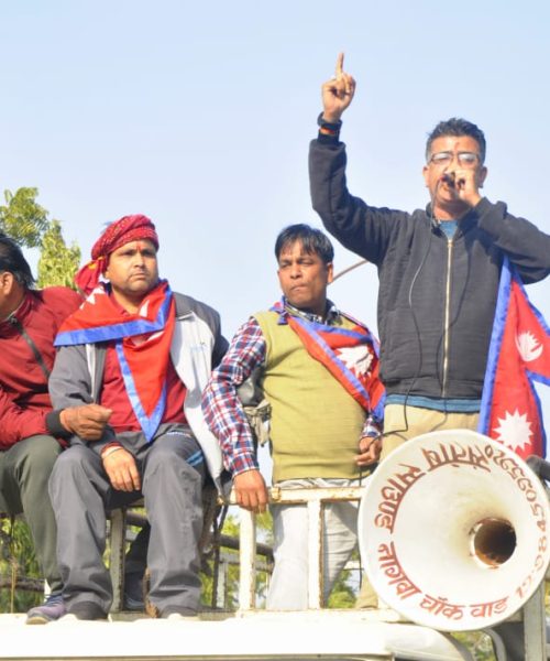 वीरगञ्ज आज पनि रबिलामिछानेको समर्थनमा र्‍याली