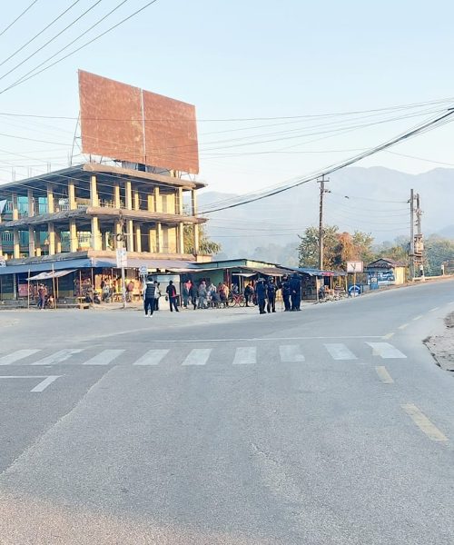 आजदेखि आह्वान गरिएको मेची राजमार्ग बन्द