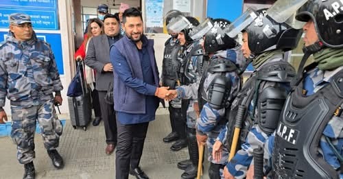 रवि लामिछाने जिल्ला अदालत रुपन्देहीमा उपस्थित