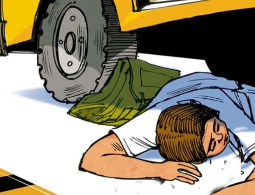 स्कुल बसको ठक्करबाट दुई वर्षीय बालकको मृत्यु