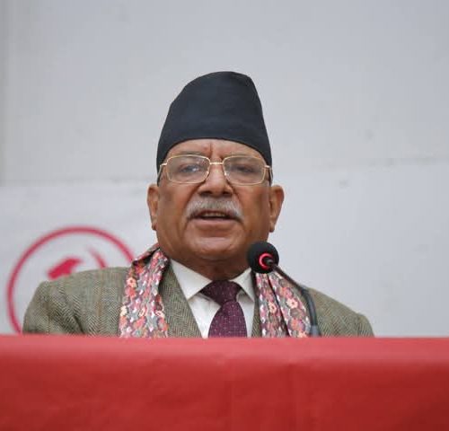 माओवादी अध्यक्ष प्रचण्ड बुटवल जाँदै