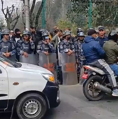 काठमाडौंमा सुरक्षाकर्मीको ‘हाई अलर्ट’