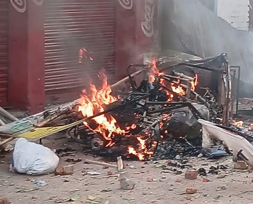 बीरगंजको छपकैयामा शोभा यात्रा माथी पत्थर प्रहार अवस्था तनावपूर्ण