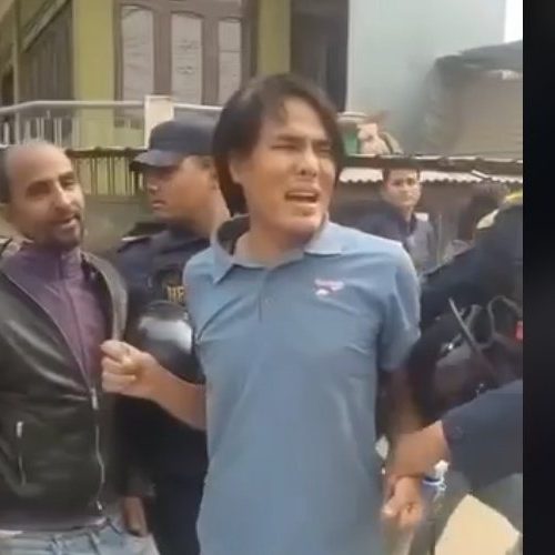 राप्रपा को विरोध सभामा घुसपैठ गरेको आरोपमा दुई नियन्त्रणमा