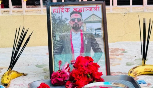 काश्मिरमा मृत्यु भएका सुदिप न्यौपानेको शव बुटवल ल्याइयो