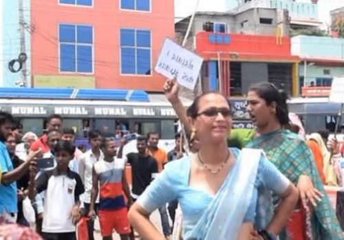 हत्या आरोपीलाई पक्राउ गर्न माग गर्दै जनकपुरमा प्रदर्शन