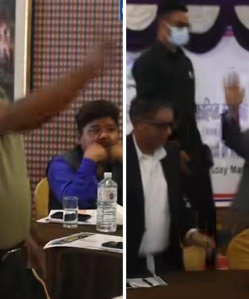 डा. बाबुराम भट्टराईलाई द्वन्द्वपीडितहरूले ‘हत्यारा’ भनेपछि उनी कार्यक्रमस्थलबाट लुसुक्क भागे